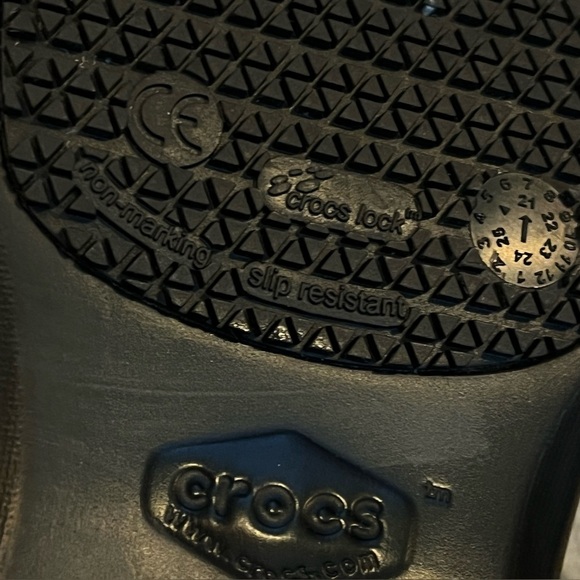 Crocs Work Clog Neria Pro II Slip on LiteRide Foam Closed Heel Toe Black W 9 - Picture 7 of 10